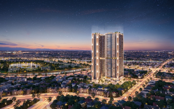 Phối cảnh ngang Dự án AT Sky Garden Bình Dương