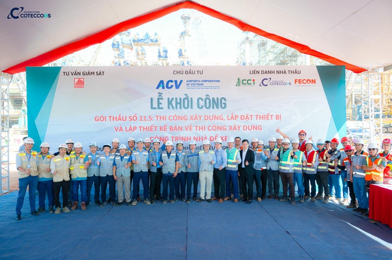 Coteccons khởi động dự án hạ tầng tại sân bay Quốc tế Long Thành