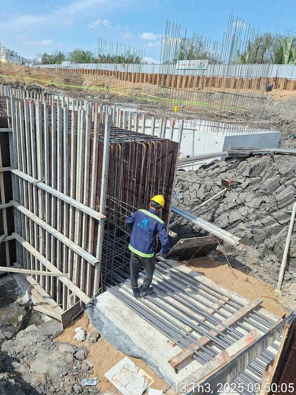 Tiến độ xây dựng tháng 3-2025 3 The Privé Quận 2 Đất Xanh