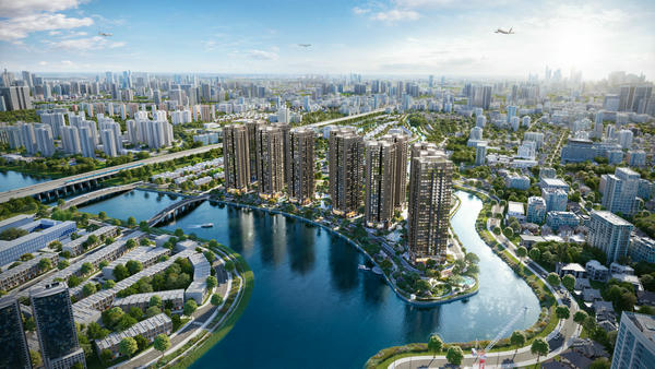 Phối Cảnh View Sông Dự án The Privé Quận 2