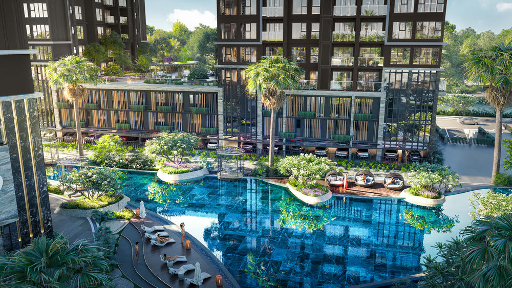 Tiện ích Hồ Bơi Palm Frezee Dự án The Privé Quận 2