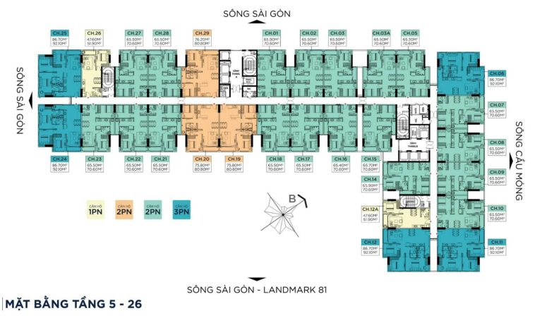 Mặt Bằng 5-26 Dự án Symlife Quốc Lộ 13