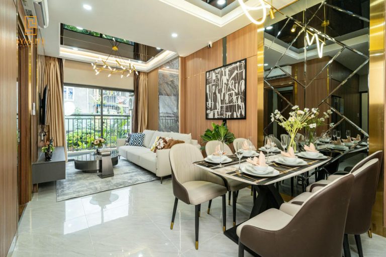 Phòng Khách Dự án Symlife Quốc Lộ 13