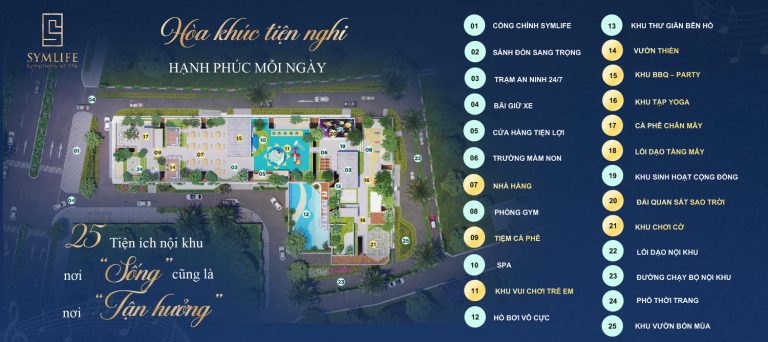 Tiện ích Nội Khu Dự án Symlife Quốc Lộ 13