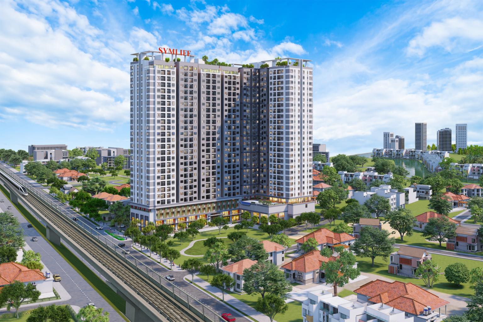 View Ban Ngày Tổng Quan Dự án Symlife Quốc Lộ 13